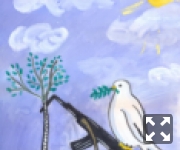 Белый голубь - символ Мира